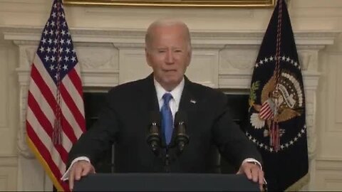 Biden Ends His Remarks: ‘God Bless You All, May God Protect Our Speaker’