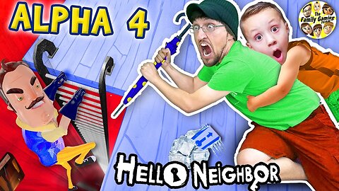 HELLO NEIGHBOR ALPHA 4! Simon Says Game? (Pt 1) Bendy Ink Machine in Basement?