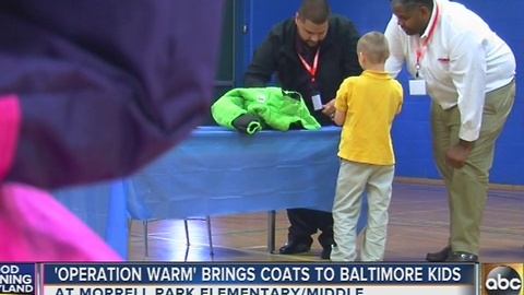 Operation Warm brings coats to Baltimore kids