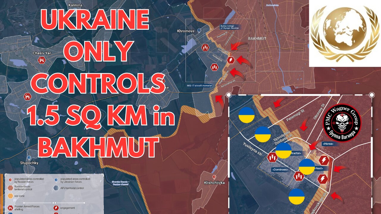 Ukraine only control 1.5 sq km in Bakhmut - Claims 6 Kinzhal missiles intercepted in Kiev 05.16.2023