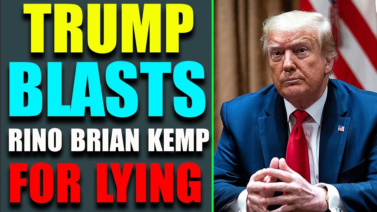 TOP HUGE INTEL TRUMP BLAST RINO BRAIN KEMP FOR LYING