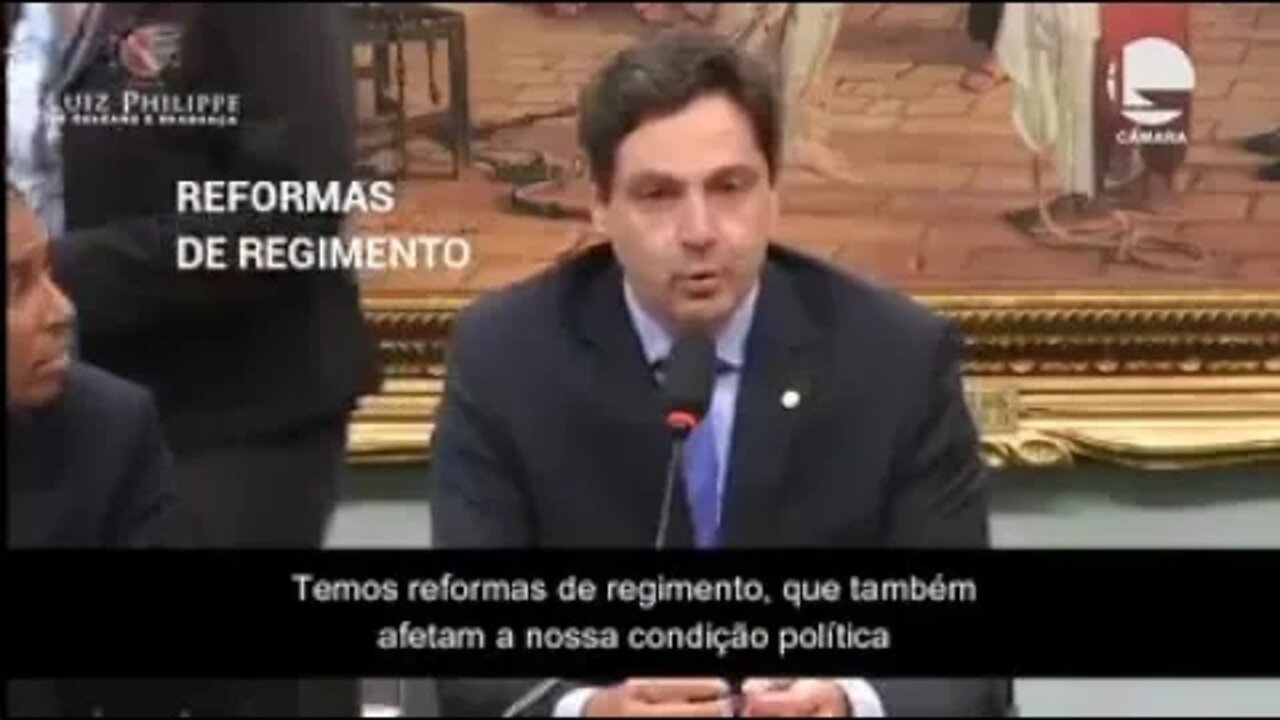 Reforma Política com o Depurado e principe Luiz Philippe de Orleans e Bragança