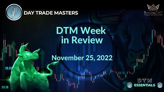 DTM Week in Review - November 25, 2022