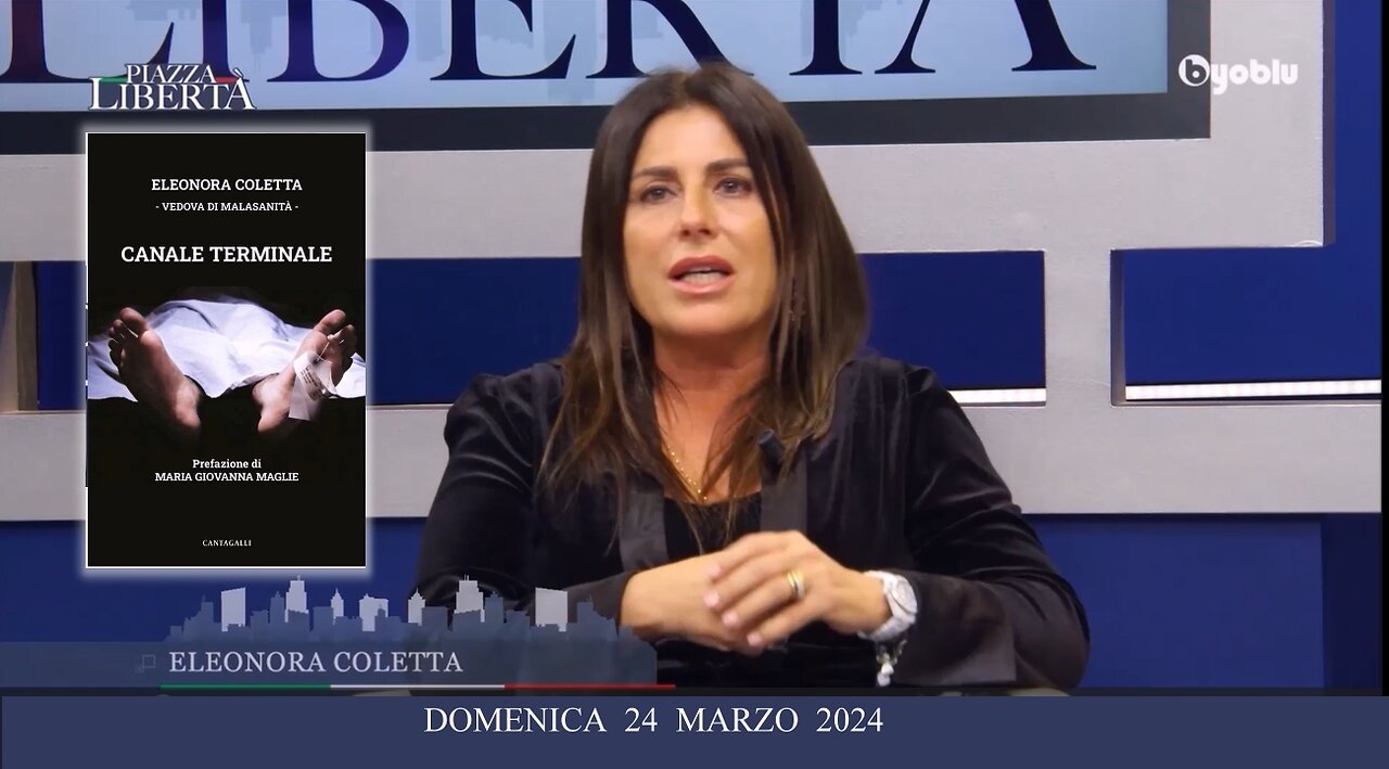 Malasanità, canale terminale. PIAZZA LIBERTA', intervento dell'avv. Eleonora Coletta