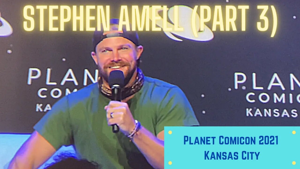 Stephen Amell, star of “Arrow,” at Planet Comicon 2021 (Part 3)