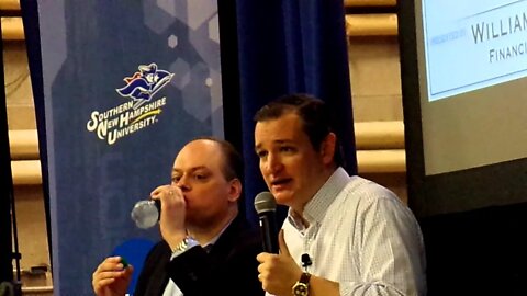 Sen Ted Cruz Q & A Can you be trusted to stay conservative Southern NH University 5-30-2015