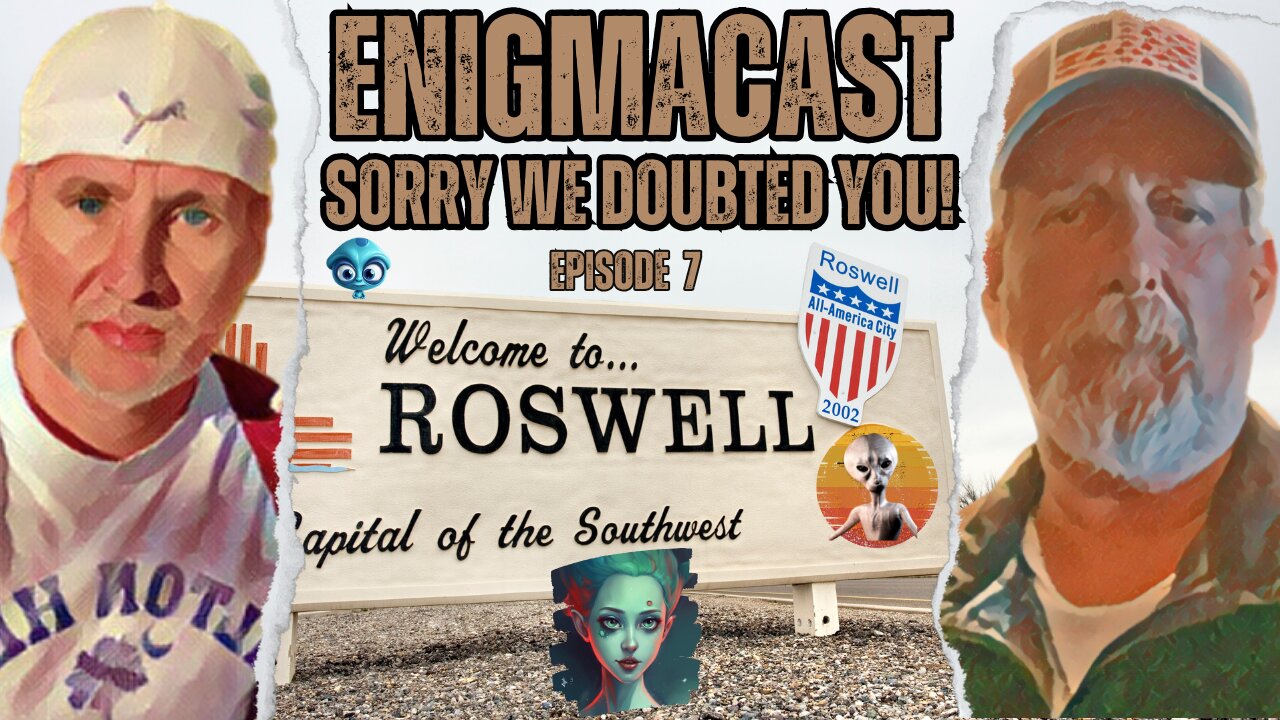 🛸🎙️ EnigmaCast Episode 7: Revisiting the Roswell UFO Incident - A Call for Apology? 🌠