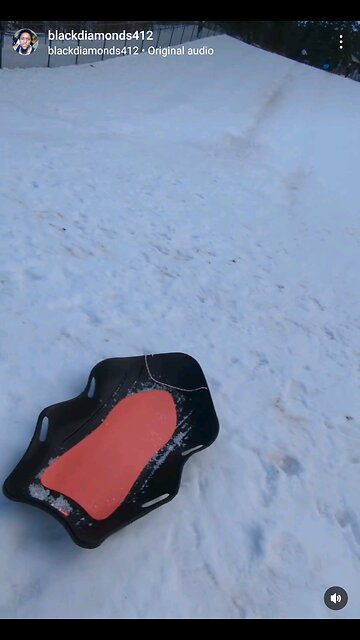 Snow Sledding