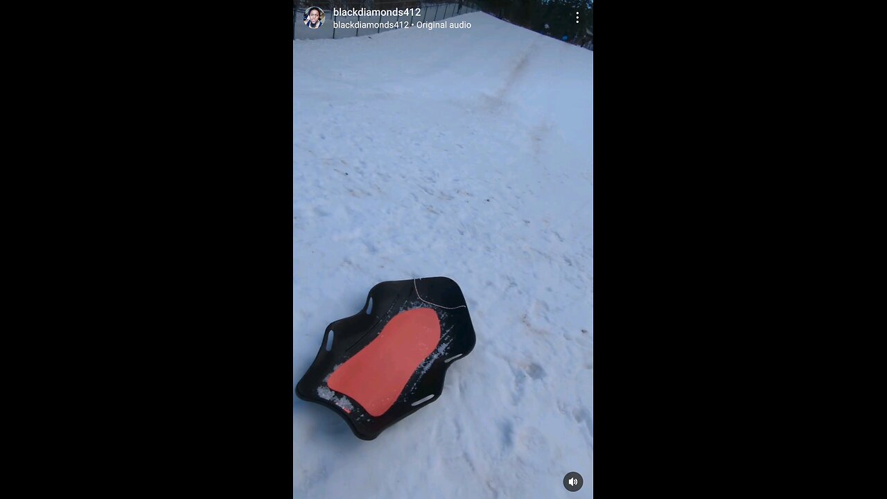 Snow Sledding