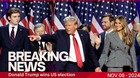 Donald Trump wins US election