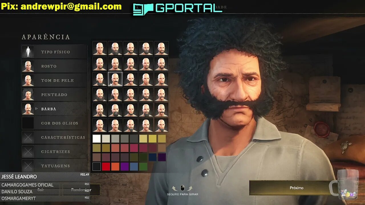 Criando um Personagem no Jogo - Cortes da Live - New World
