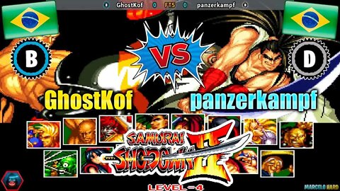 Samurai Shodown II (GhostKof Vs. panzerkampf) [Brazil Vs. Brazil]