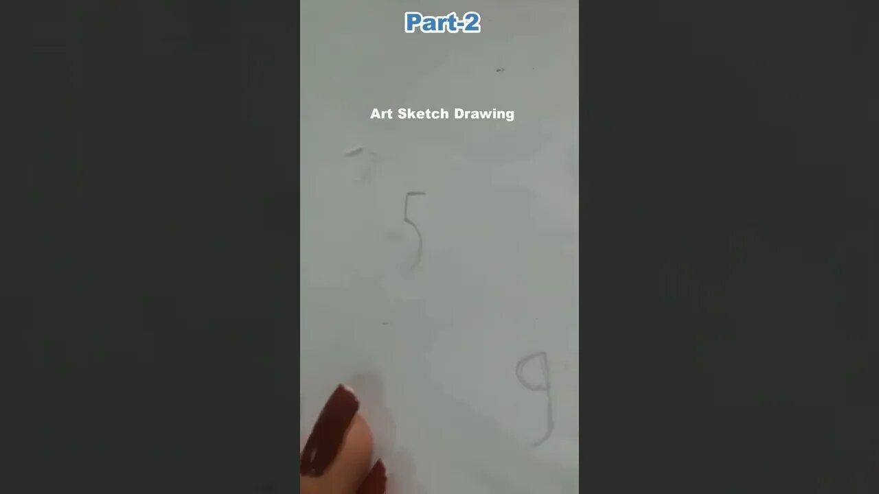 4 to 6 Number Pencil Drawing Tutorial Shorts #drawingshorts #numberdrawing #shortsdrawing