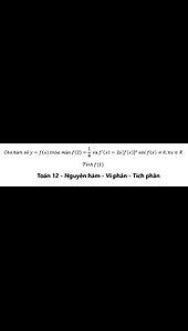 Cho hàm số y=f(x) thỏa mãn f(2)=1/4 và f^' (x)=2x[f(x)]^2 với f(x)≠0,∀x∈R Tính f(1)