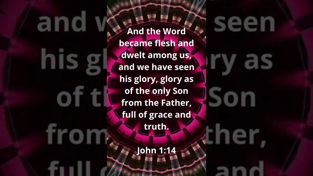 THE WORD BECAME FLESH! | MEMORIZE HIS VERSES TODAY | John 1:14