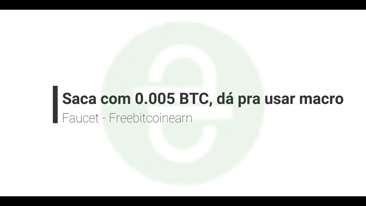 Correto - Faucet - Freebitcoinearn - saca com 0.005BTC