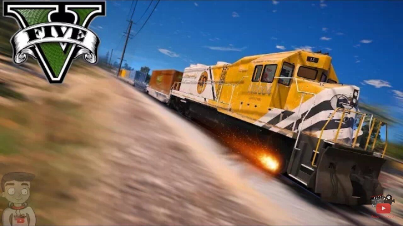 Gta 5 Unstoppable train 🚆 | short movie |