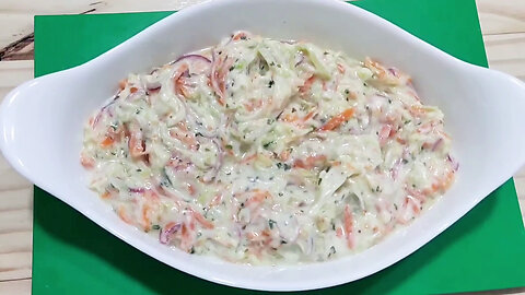 HEALTHY SALAD! CABBAGE WITH YOGURT