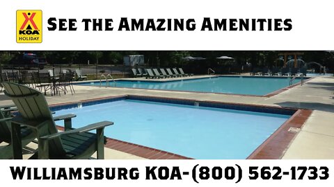 360 Tour of the Major Amenities at Williamsburg / Busch Gardens Area KOA
