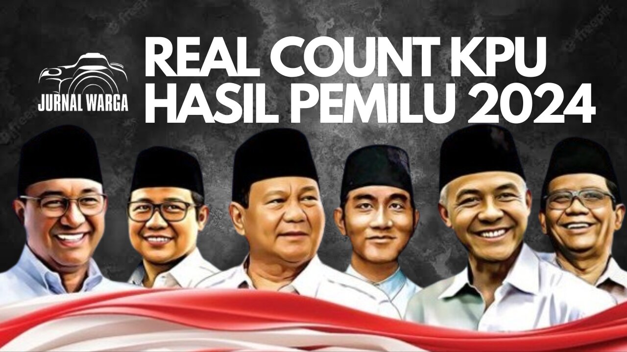 LIVE STREAMING - REAL COUNT KPU HASIL PEMILU 2024