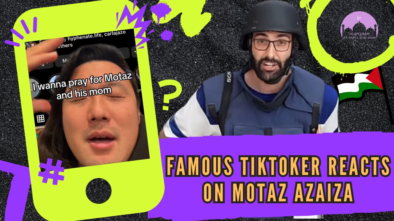 Reaction: Famous Tiktoker [Natehyung-Nathan] reacts on Motaz Azaiza - A hero without cape