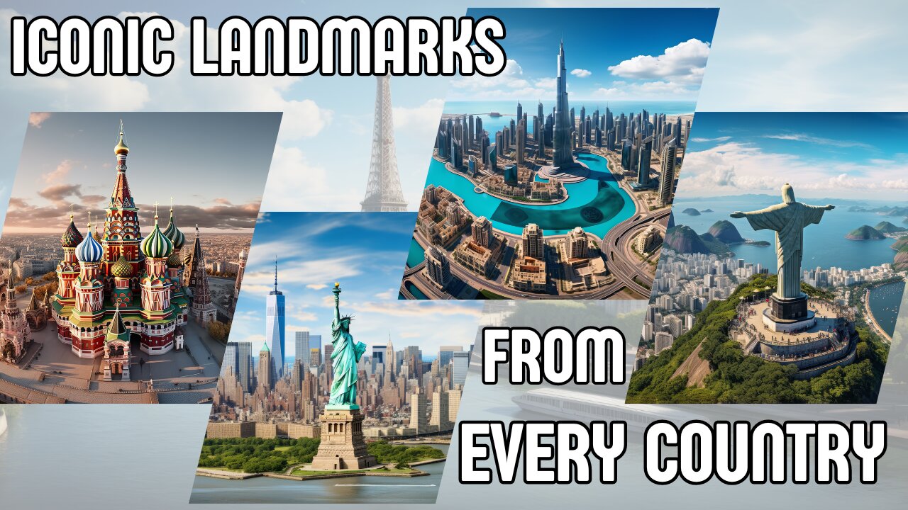 Iconic Famous Landmarks From Every Country According To AI