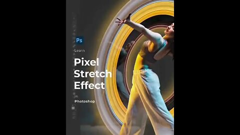 Pixel Stretch Effect in #adobe #photoshop