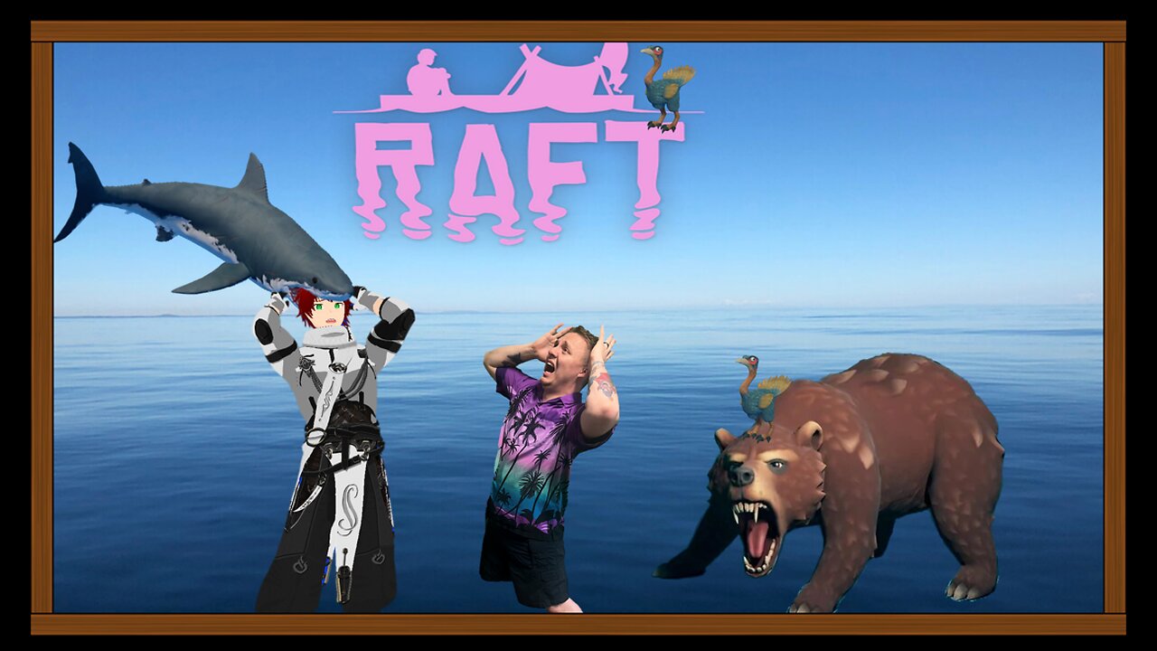 Sharks Bears and Water OH MY! Raft part 1 (Ft Icy) 6 Away from 20 Followers!