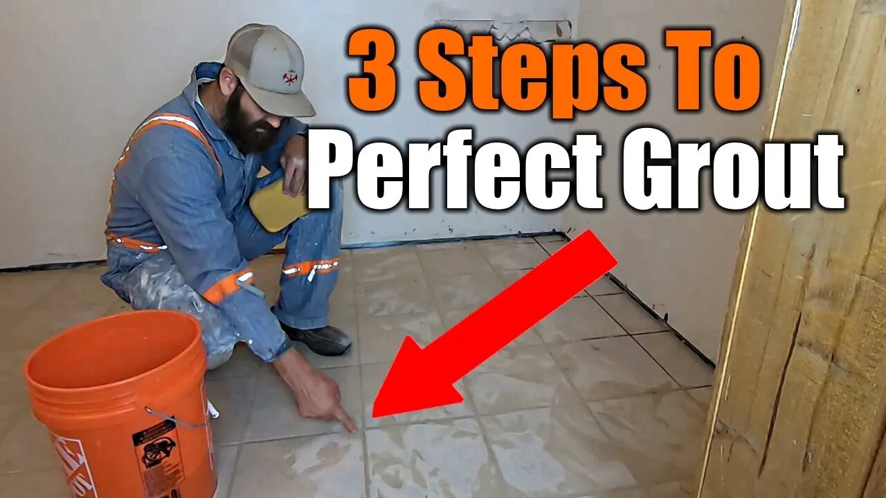 3 Steps To Get Perfect Grout On Your Floor Tile | THE HANDYMAN |