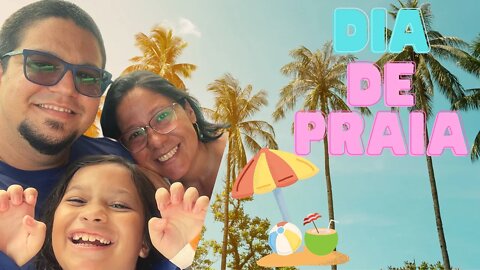 [Vlog do dia] Pegando uma praia em família!!😍👨‍👩‍👧