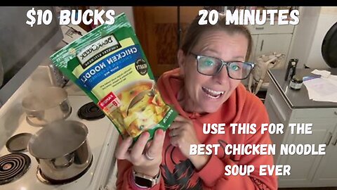 Easy & Affordable Homemade Chicken Noodle Soup in 20 Minutes!