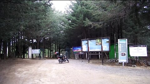 ENTRANCE / ENTRADA to PARQUE ECOLOGICO CACALOMACAN, Toluca, Estado de Mexico, Mexico