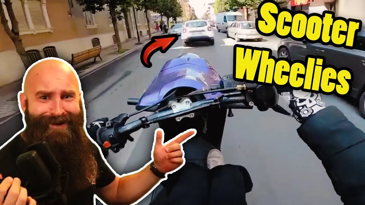 the dumbest scooter rider ever