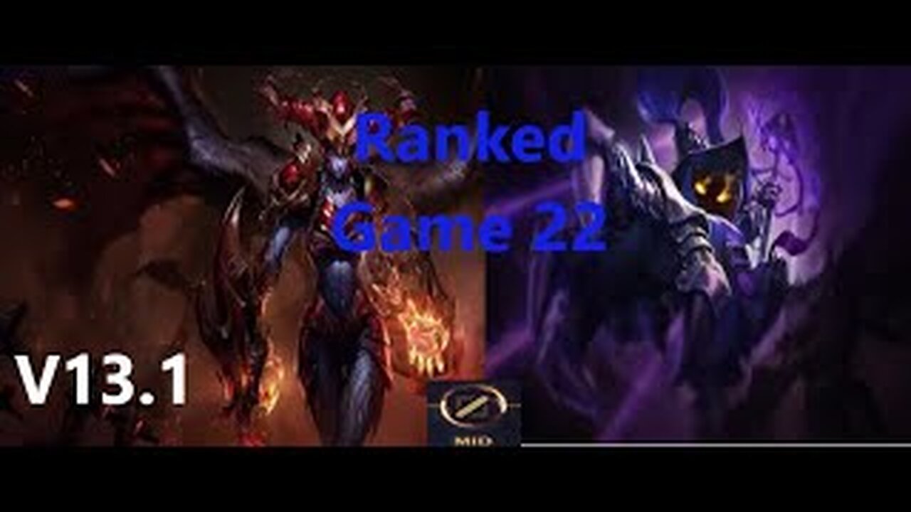 Ranked Game 22 Shyvana Vs Veigar Mid League Of Legends V13.1