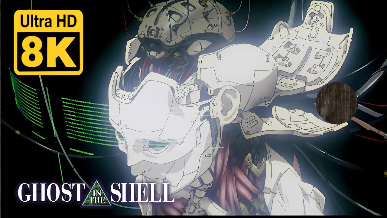 Ghost in The Shell | Official Trailer | 8K Remaster | Experience (Remastered with Neural Network AI)