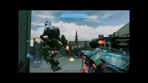 1st STRIKE / 1st Mk VII victory! / Enemy team sorry I got Spartan Laser! / Halo 4