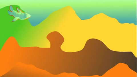 School of Fish from One Swimming Fish