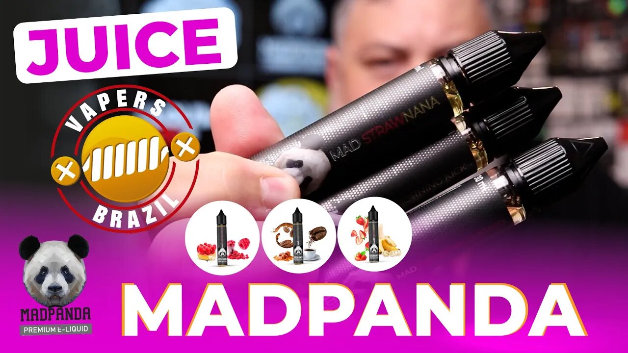 Mad Panda Juices - Morning Kick / Raspberry Custard / Strawnana