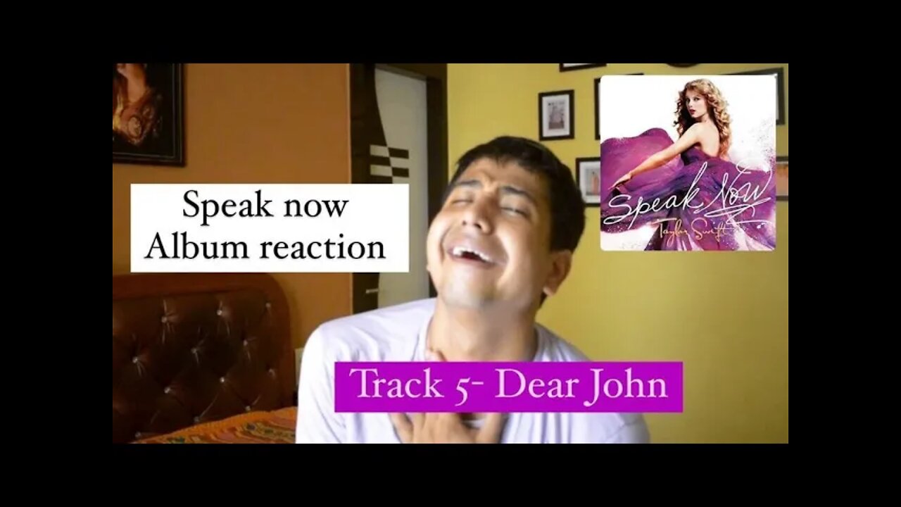 Dear John Song Reaction- Speak Now Album Reaction #speaknowreaction #Taylorswift