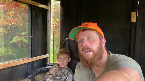 7 yr old with his first buck.