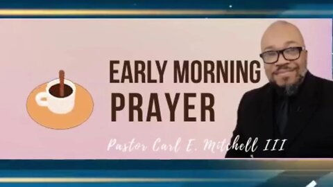 Early morning prayer with Pastor Carl