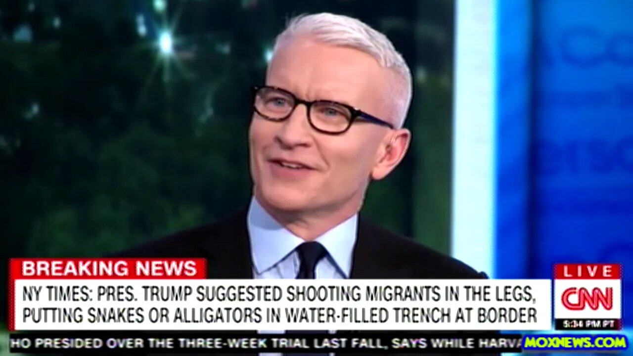 CNN: Trump Wants An Alligator Filled Moat On The Southern Border!