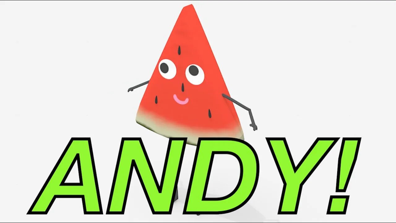 Happy Birthday ANDY! - WATERMELON Birthday Song