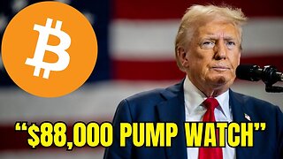 Bitcoin $88,000 LIVE Trump Pump Watch