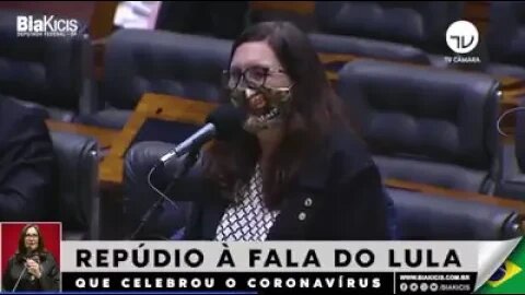 REPÚDIO à fala de Lula. A esquerda mostrando sua face do mal