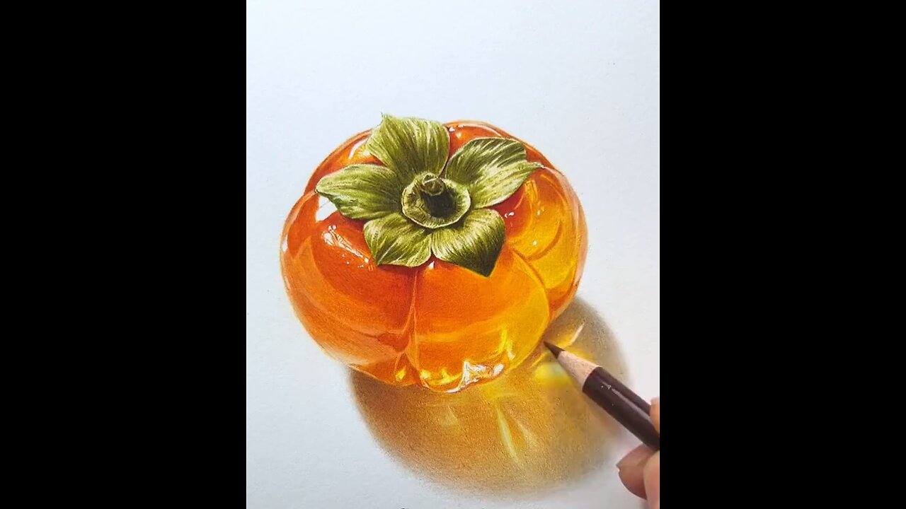 Draw fruit with colored pencils. #keeart #hocve #luyenve #vetinhvat #flypシ #suutam #onthidaihoc