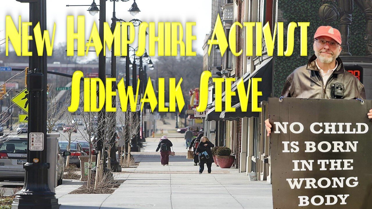 New Hampshire Activist Sidewalk Steve