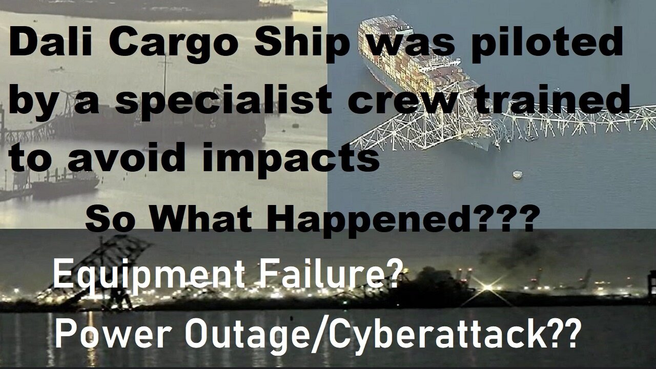 What Happened With Cargo Ship, Power Outage/Cyberattack?