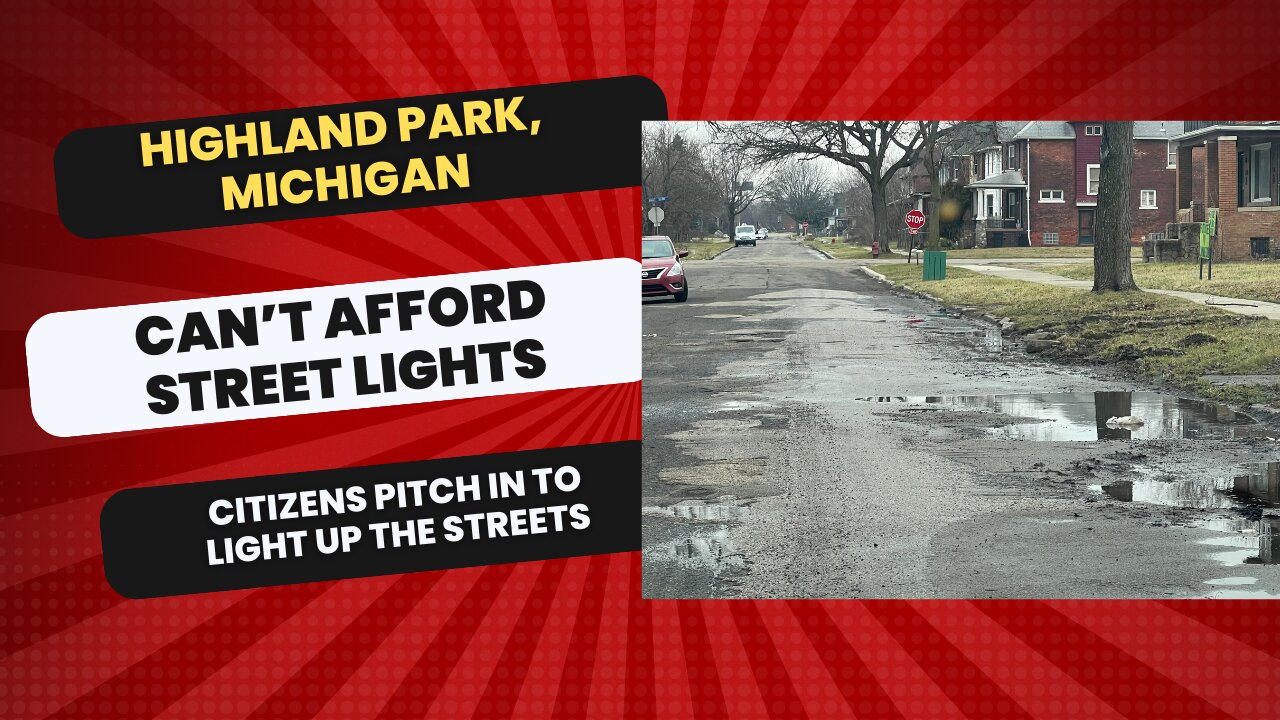 Michigan city can't afford to pay for street lights, citizens pitch in to light up the streets