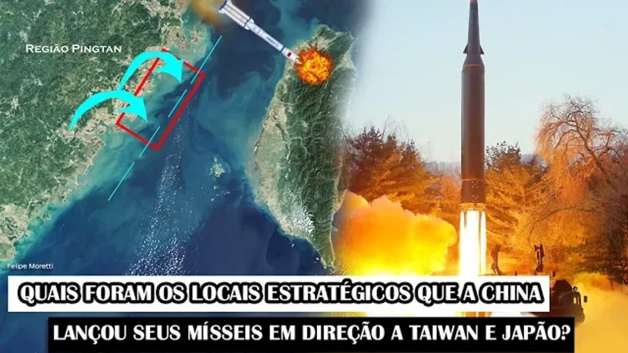 Quais Foram Os Locais Estratégicos Que A China Lançou Seus Mísseis Em Direção A Taiwan E Japão?